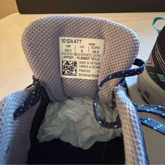 Asics Womens Gel-Venture 7 Running Shoes Blue Low Top Lace Up Size 8M - Picture 8 of 8